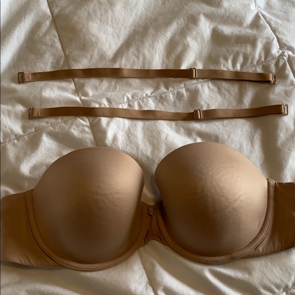 Strapless bra